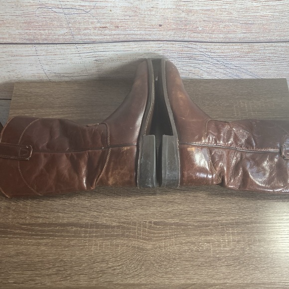 Vintage CAPEZIO Womens Size 5 M Brown Leather Roper Cowboy Western Boots - Picture 5 of 8